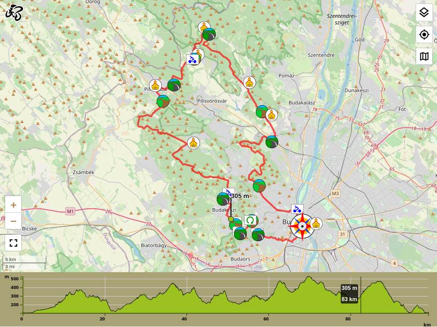 budai hegyseg mtb kerekpartura